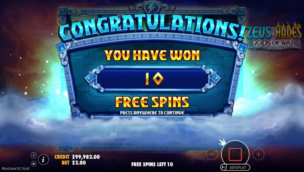 Testuj Zeus vs Hades bez ryzyka - edycja demonstracyjna od Pragmatic Play